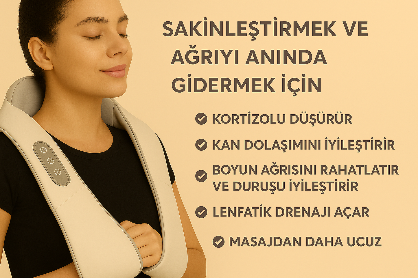 Delvina Boyun ve Omuz Masaj Aleti