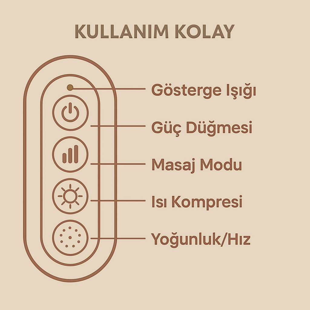 Delvina Boyun ve Omuz Masaj Aleti