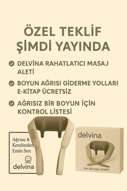 Delvina Boyun ve Omuz Masaj Aleti