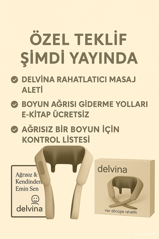 Delvina Boyun ve Omuz Masaj Aleti